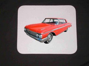 New 1962 Ford Galaxie Mousepad!