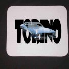 New Blue 1973 Ford Gran Torino w/letters Mousepad! New Blue 1973 Ford Gran Torino w/letters Mousepad!