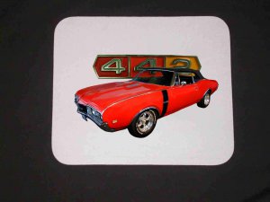 New 1968 Olds 442 Convertible Mousepad!