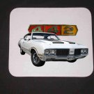 New White 1970 Olds 442 Mousepad!