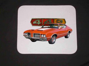 New 1972 Olds 442 Mousepad!