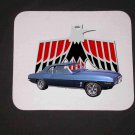 New 1969 Blue Pontiac Firebird Mousepad!
