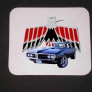New 1968 Black Pontiac Firebird Convertible Mousepad!