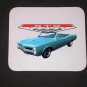 New 1966 Turquoise Pontiac GTO Convertible Mousepad!
