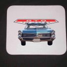 New 1967 Blue Pontiac GTO Mousepad!