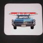 New 1967 Blue Pontiac GTO Mousepad!