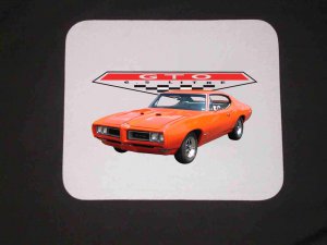 New 1968 Pontiac GTO Mousepad!