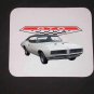 New White 1968 Pontiac GTO Mousepad!