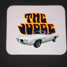 New White 1970 White Pontiac GTO Judge Convertible Mousepad!