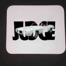 New White 1970 White Pontiac GTO Judge Convertible w/ letters Mousepad!