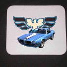 New 1972 Blue Pontiac Trans AM Mousepad!