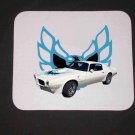 New 1973 White Pontiac Trans AM Mousepad!