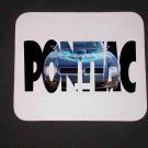 New 1974 Blue Pontiac Trans AM w/ letters Mousepad!