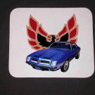 New 1974 Blue Pontiac Formula Firebird Mousepad!