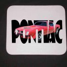 New 1975 Red Pontiac Trans AM w/ letters Mousepad!