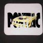 New 1976 Yellow Pontiac Trans AM w/ letters Mousepad!