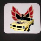 New 1976 Yellow Pontiac Trans AM Mousepad!