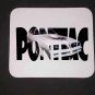 New 1977 White Pontiac Firebird w/ letters Mousepad!
