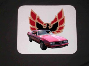 New 1977 Red Pontiac Firebird Mousepad!