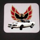 New 1978 White Pontiac Formula Firebird Mousepad!
