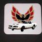 New 1978 White Pontiac Formula Firebird Mousepad!