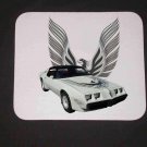 New 1980 White Pontiac Turbo Trans AM Mousepad!