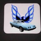 New 1980 Blue Pontiac Turbo Formula Firebird Mousepad!