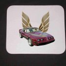 New 1981 Maroon Pontiac Turbo Trans AM Mousepad!