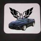New 1998 Black Pontiac Trans AM Convertible Mousepad!