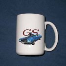 New Huge 15 oz. 1971 Blue Buick Gran Sport mug