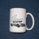 New 15 oz. 2010 Silver Chevy Camaro SS mug!