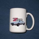 New 15 oz. 1970 Silver Chevy Camaro Z28 mug!