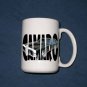 New 15 oz. 1967 Black Chevy Camaro RS/SS  w/ letters mug!