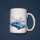 New 15 oz. Blue 1967 Chevy Chevelle  mug!