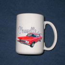 New 15 oz. Red 1967 Chevy Chevelle  mug!