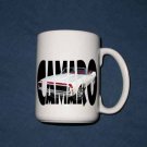New 15 oz. 1967 White Chevy Camaro RS Convertible w/ letters mug!