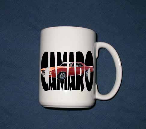 New 15 oz. 1969 Chevy COPO Camaro w/ letters mug!