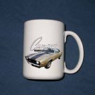 New 15 oz. 1969 Gold Chevy Camaro SS  mug!