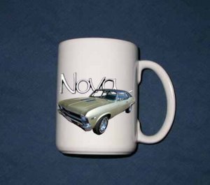 New 15 oz. 1968 Chevy Nova mug!