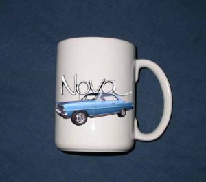 New 15 oz. 1966 Chevy Nova mug!