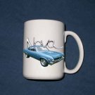 New 15 oz. Blue 1972 Chevy Nova SS mug!