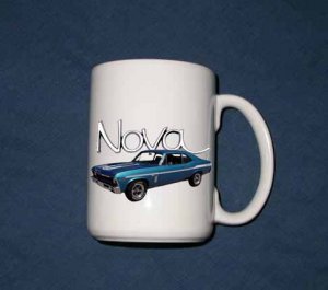 New 15 oz. Blue 1969 Chevy Yenko Nova mug!