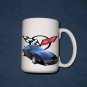 New 15 oz. Black 1990 Chevy Corvette Convertible  mug!