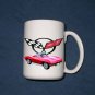 New 15 oz. Red 1964 Chevy Corvette Convertible mug!