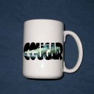 New 15 oz. Green 1967 Mercury Cougar w/letters mug