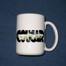 New 15 oz. Green 1967 Mercury Cougar XR7 w/letters mug