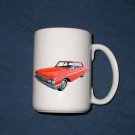 New 15 oz. Red 1962 Ford Galaxie mug!