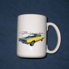 New 15 oz. Yellow 1968 Ford Galaxie mug!
