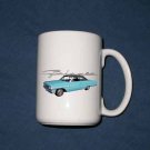 New 15 oz. Turquoise 1964 Ford Galaxie 500 XL mug!