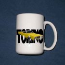 New 15 oz. Yellow 1968 Ford Gran Torino Convertible w/letters mug!